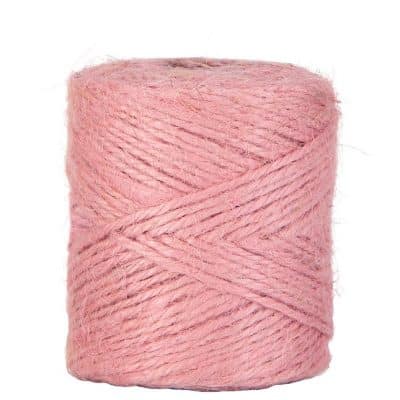 Jute touw | roze | 70 meter