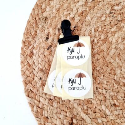 Sticker | Aju paraplu | 10 stuks
