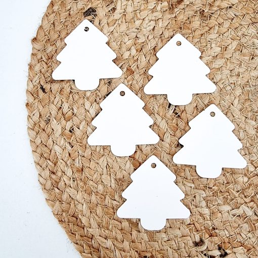 Cadeaulabel kerst |  Craft kerstboom  | 5 stuks - Image 3