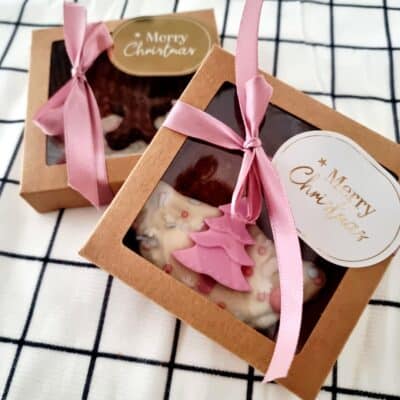 Craft doosje met venster |  5 stuks