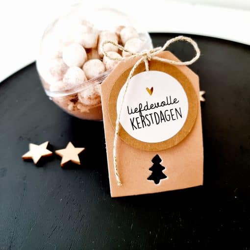 Traktatievorm | Kerstbal | 6 stuks