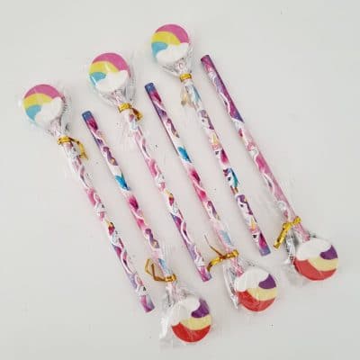 Eenhoorn | potlood met gum  | 6 stuks