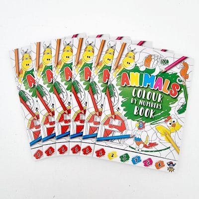 KLeuren op nummer | Dieren | 6 stuks