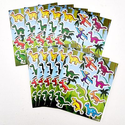 Stickers | dinosaurus | 10 zakjes