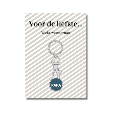 Winkelwagenmunt | Voor de liefste papa