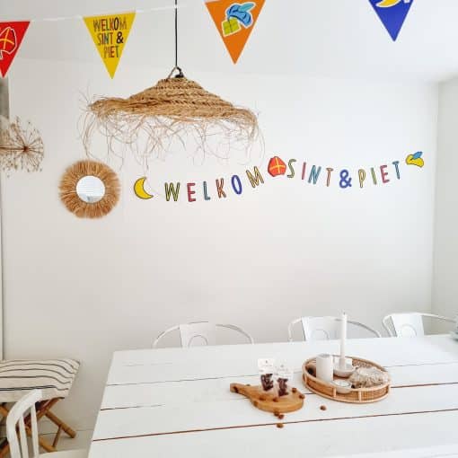 Sinterklaas | Letterslinger Welkom sint en piet