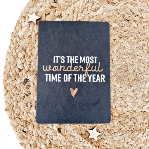 Wenskaarten kerst | It's the most wonderful time of the year