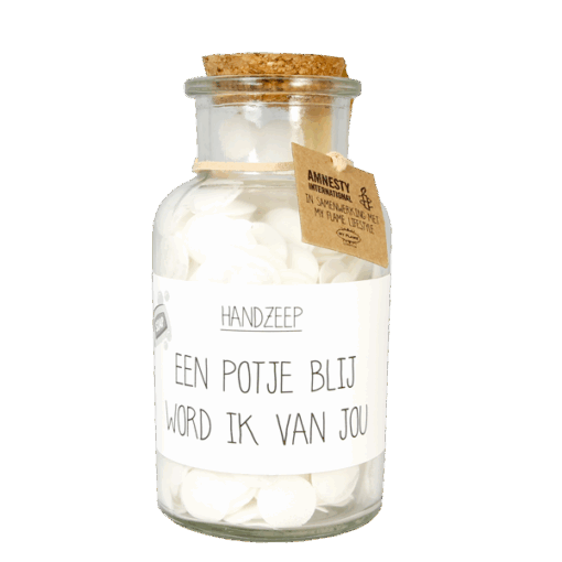 Cadeautje | handzeep snippers  | Een potje blij word ik van jou - Image 4