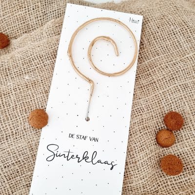 De staf van sinterklaas | sterretje