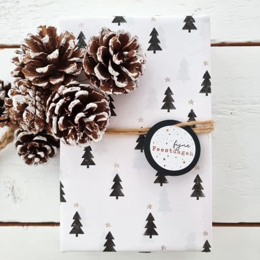 Kerst cadeaupapier | kerstboom