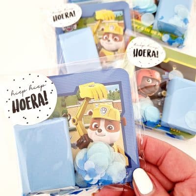 Paw patrol uitdeelboekje |  kant en klare verjaardag traktaties