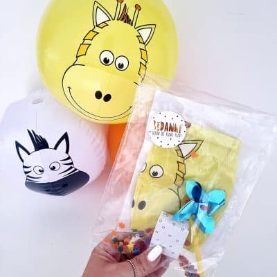 Strandbal | kant en klare verjaardag traktaties