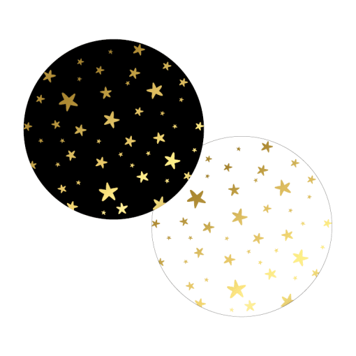 Kerststicker | stars | 10 stuks - Image 2