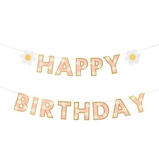 Happy birthday letterslinger | bloemen