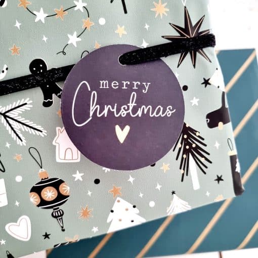 Kerst cadeaupapier | christmas mint - Image 2