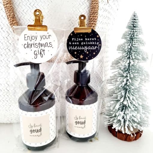 Kerstcadeautje | handzeep - Jij bent goud waard