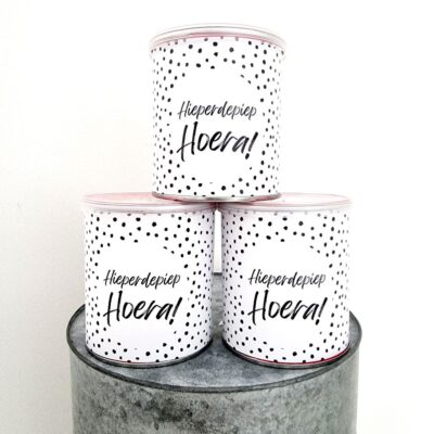 Pringles labels | thema zwart-wit | 10 stuks