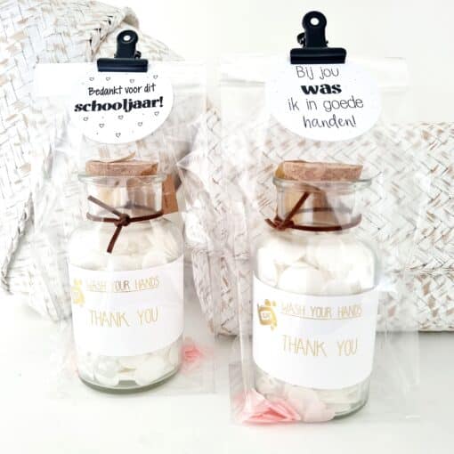 Cadeautje | handzeep snippers  | thank you