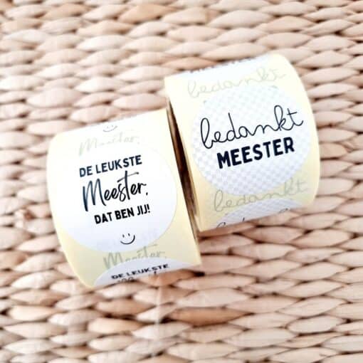 Stickers | Bedankt meester - Image 3