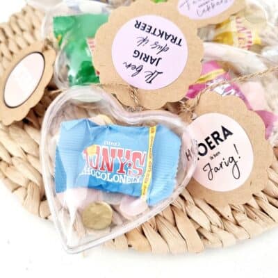 Verjaardagtraktatie voor de juf | gevuld hart