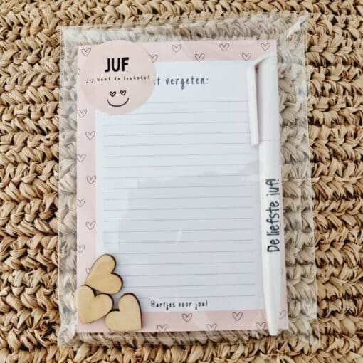 Notitieblok | hartjes voor jou - Image 3