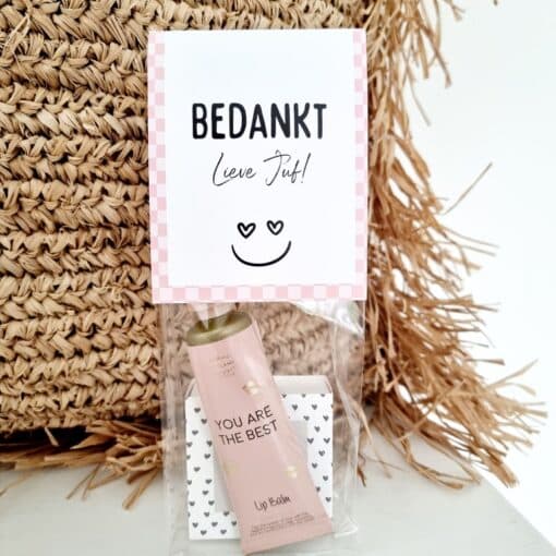 Feestzakje voor de juf | Bedankt lieve juf | 5 stuks - Image 3