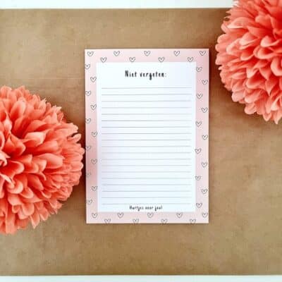 Notitieblok | hartjes voor jou
