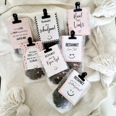 Cadeautje voor de juf! | thee