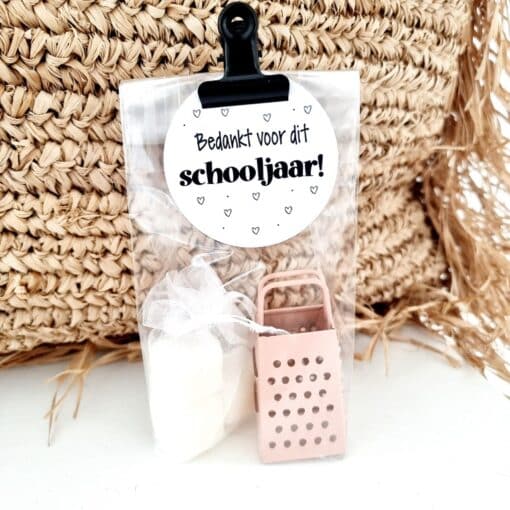 Cadeautje amberblokje | roze rasp - Image 3