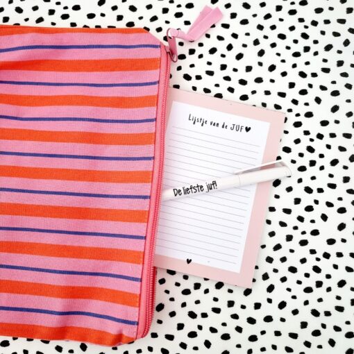 Memobag | RoseBloodorangeCornflower
