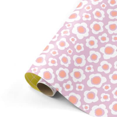 Cadeaupapier | retro flowers | fresh