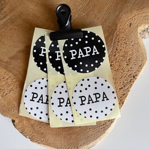 Sticker | Papa | 10 stuks