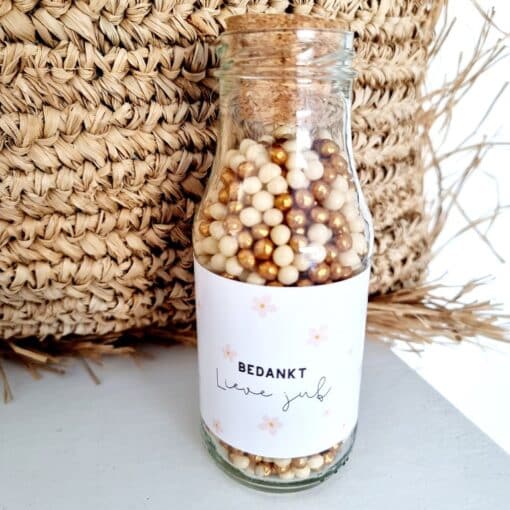 Glazen pot | Bedankt lieve juf