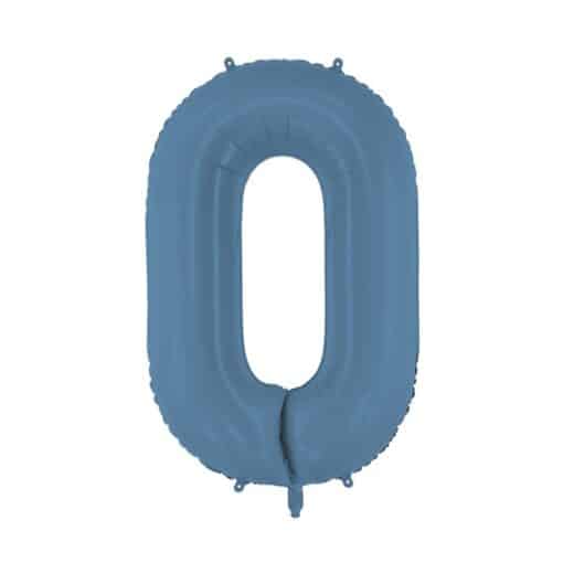 Cijferballon | navy | nul