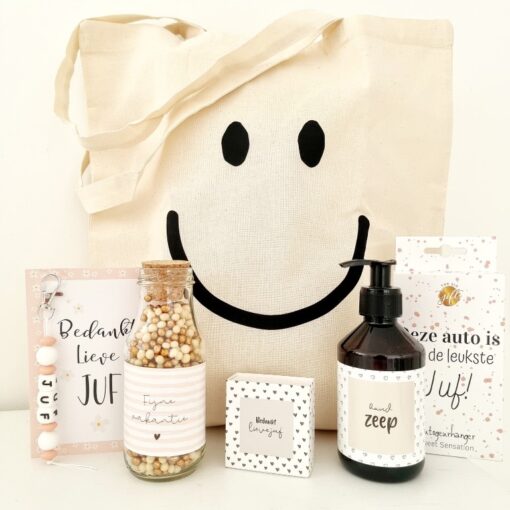 Einde schooljaar cadeau | Tas - smiley - Image 2