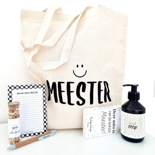 Einde schooljaar cadeau | Tas - meester - Image 2
