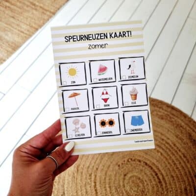 Feestkaart | Seizoen - zomer | 6 stuks