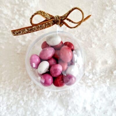 Traktatievorm | Kerstbal | 6 stuks