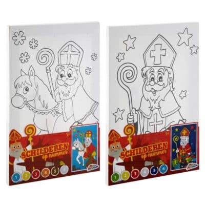 Canva schilderen op nummer | sinterklaas