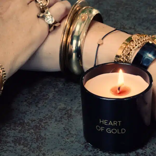 Geurkaars met armband | heart of gold - Image 2