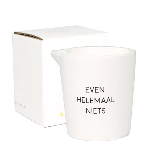 Massagekaars | even helemaal niets
