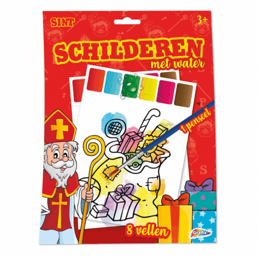 Schilderen met water | sinterklaas