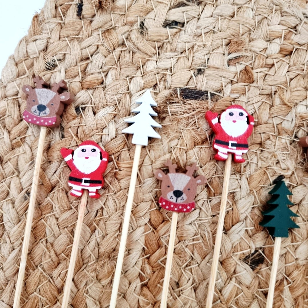 Kerstprikker | Rendier, kerstman en kerstboom - Image 2