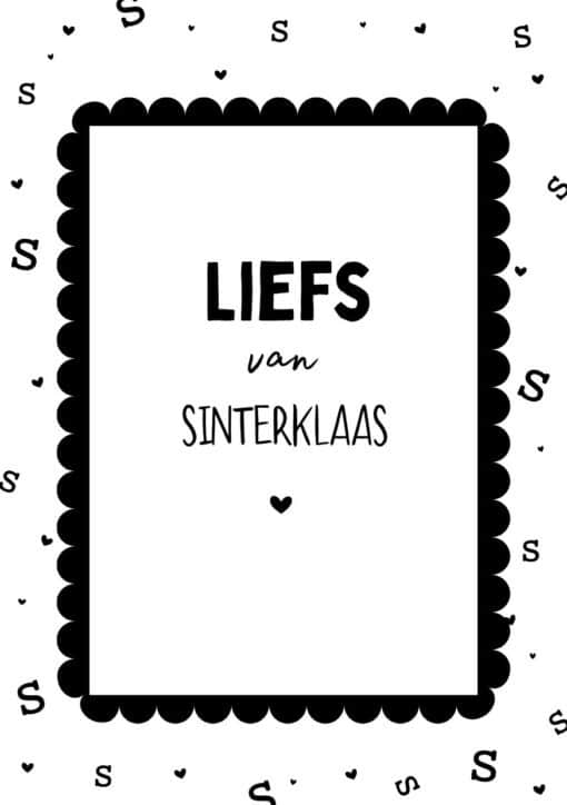 Sinterklaas kaartje A7 | Liefs sinterklaas - Image 2