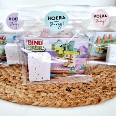 Blocks dinosaurus | kant en klare verjaardag traktaties