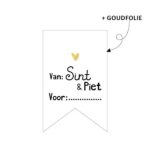 Sinterklaas sticker | Van sint & piet (vaantje) | 10 stuks - Afbeelding 2