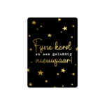 Cadeaukaartje kerst | Fijne Kerst en een gelukkig nieuwjaar | 3 stuks - Afbeelding 2