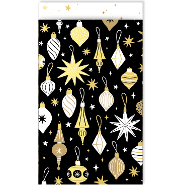 0031280_cadeauzakjes-12x19cm-xmas-ornaments-biz-stars-by-night-250st_450 Cadeauzakjes kerst | ornamenten | 5 stuks - Afbeelding 1