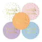 Sticker | Vrolijk pasen | 10 stuks
