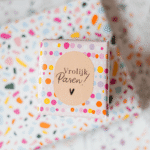 Sticker | Vrolijk pasen (ovaal) | 12 stuks - Afbeelding 2